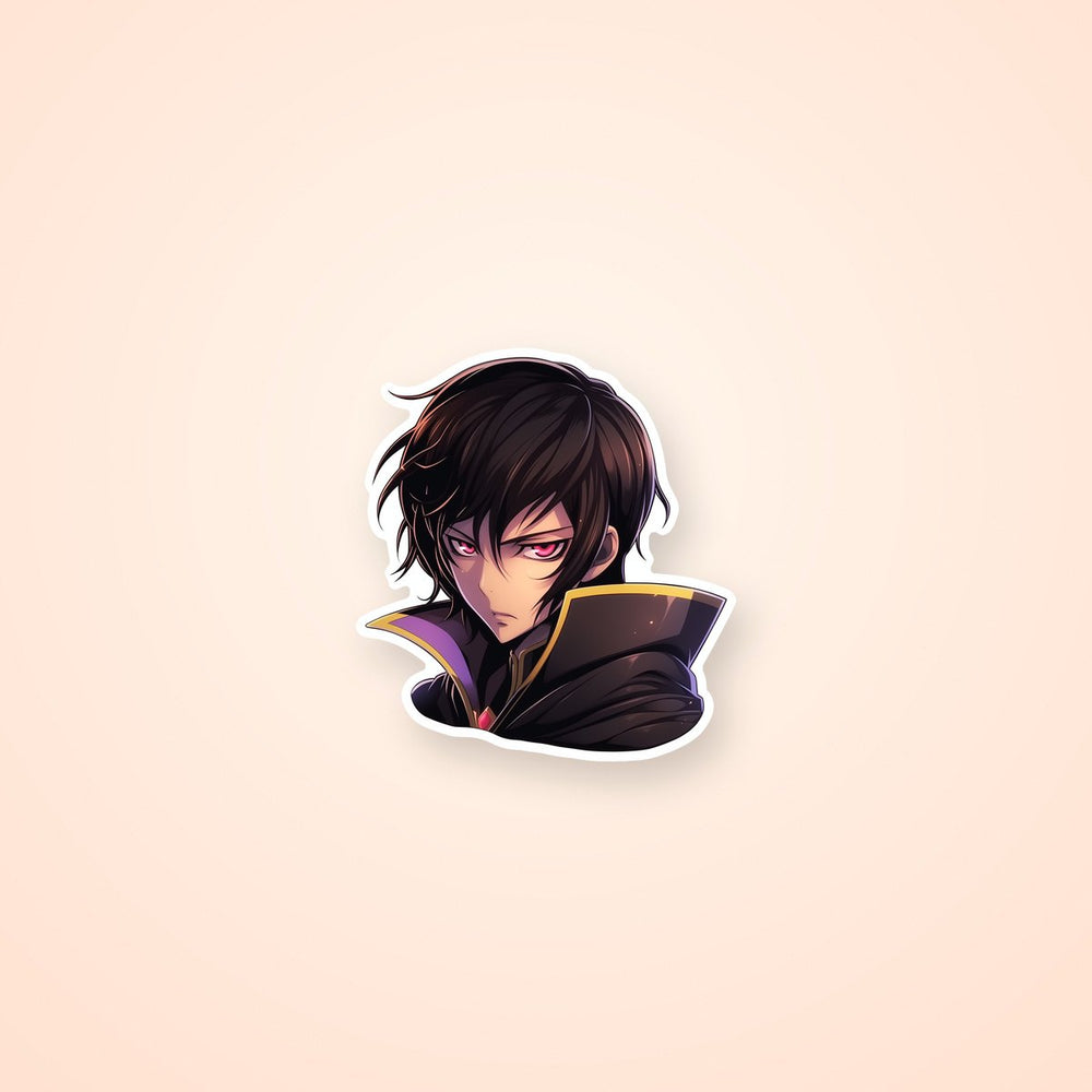 Code Geass Lelouch with Red Eyes Sticker