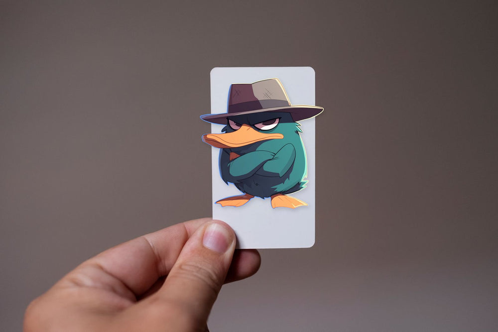 Perry the Platypus Detective Sticker