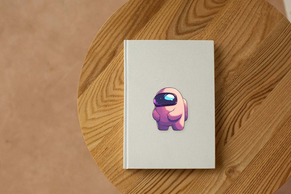 Among Us Pink Impostor Sticker