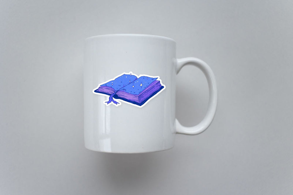 Magic Spellbook Glowing Sticker