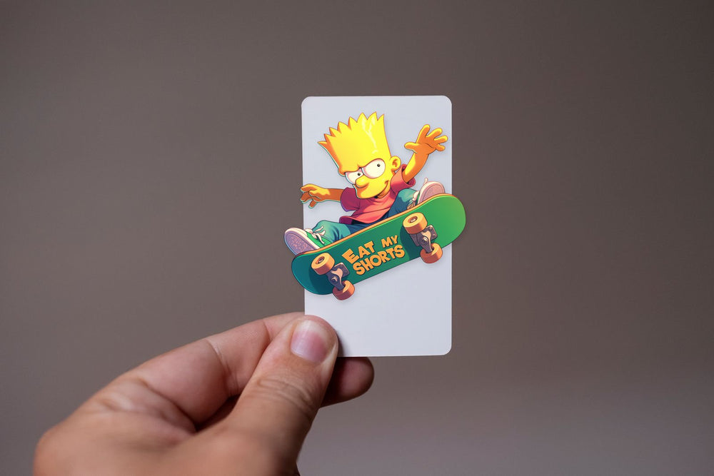 Bart Simpson Skateboard Sticker