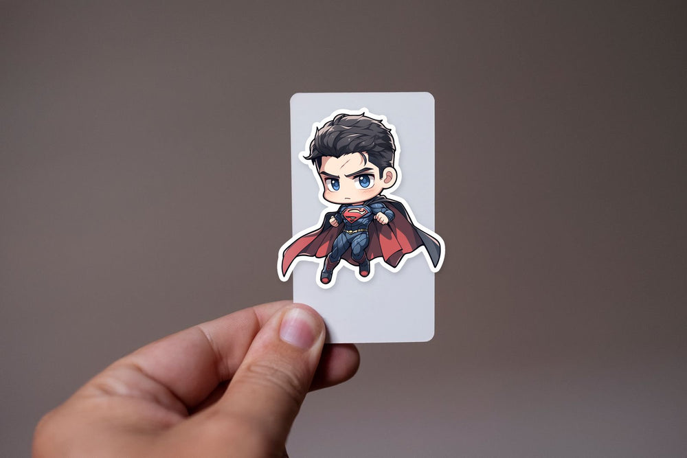 DC Chibi Superman Art Sticker