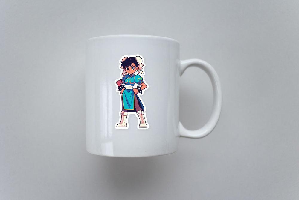 Chun-Li Kawaii Sticker