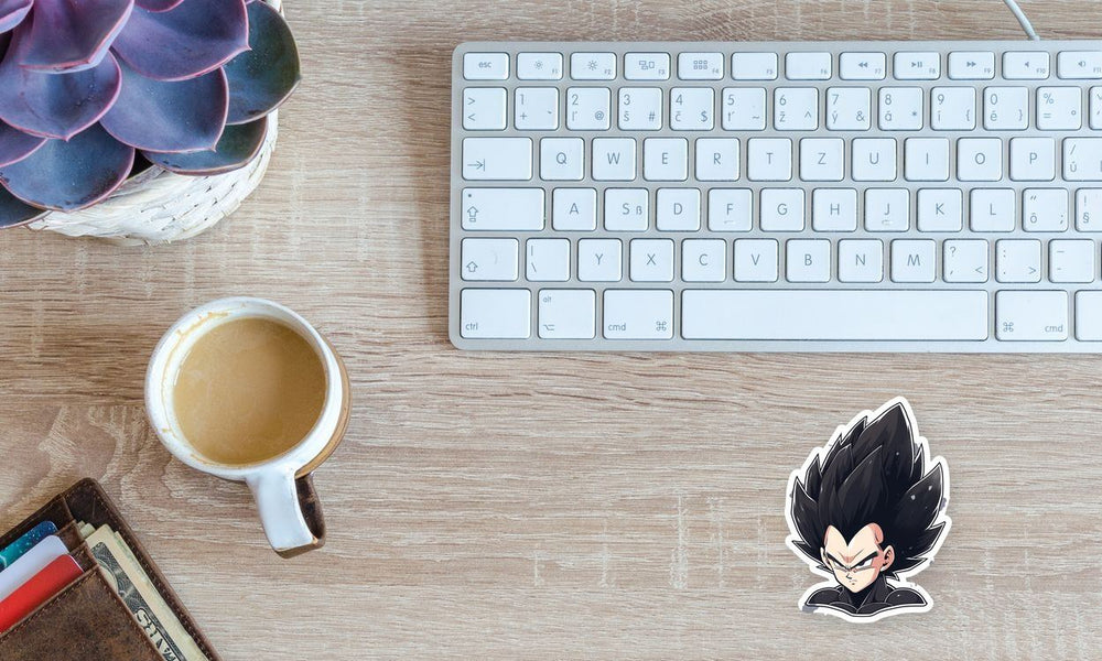 Dragon Ball Angry Vegeta Anime Sticker