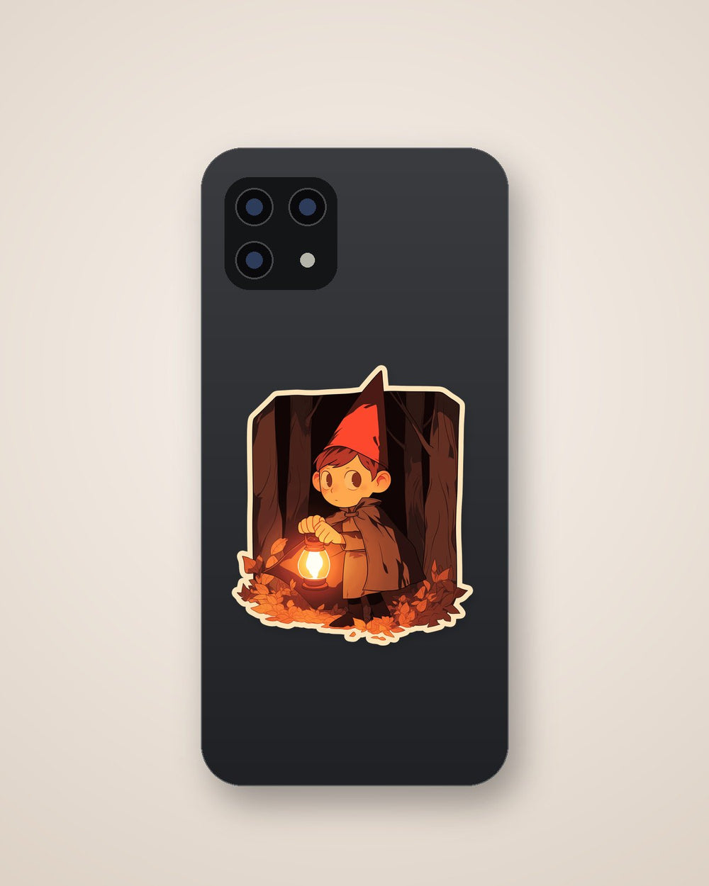 Wirt Dark Forest Lantern Fall Sticker