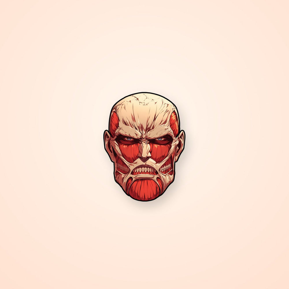 Attack on Titan Colossal Titan Head Sticker