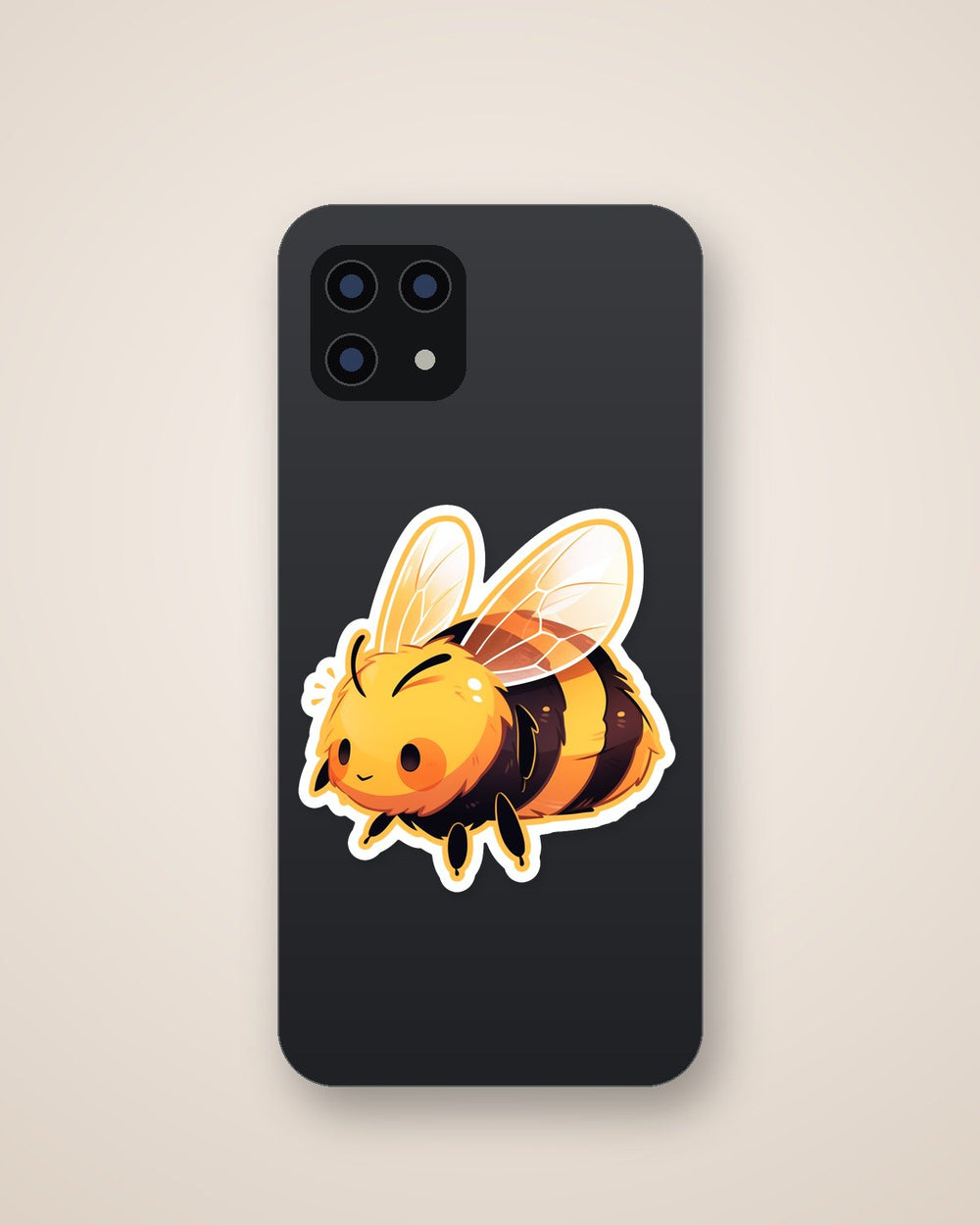 Cute Fat Bee Sticker