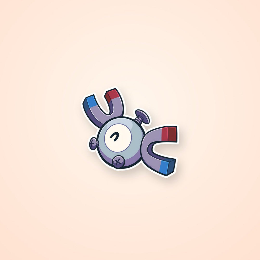 Cool Magnemite Pokemon Sticker
