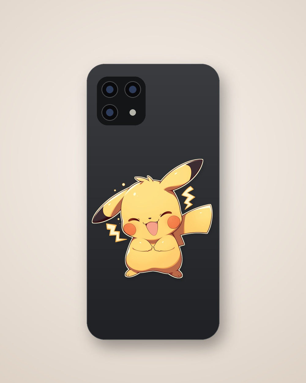 Pikachu Happy Lightning Sticker