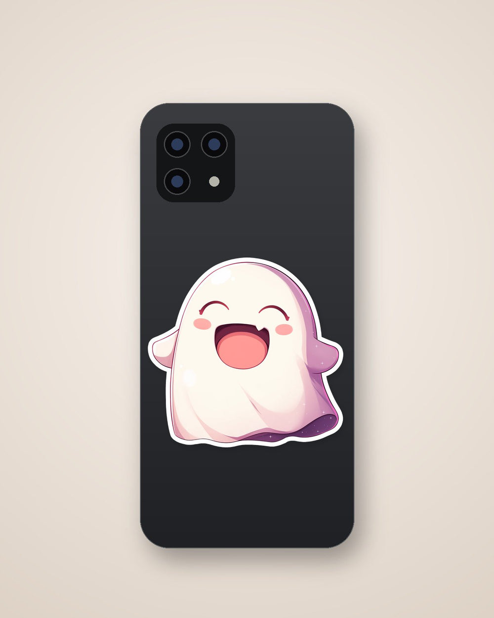 Happy Ghost Kawaii Sticker