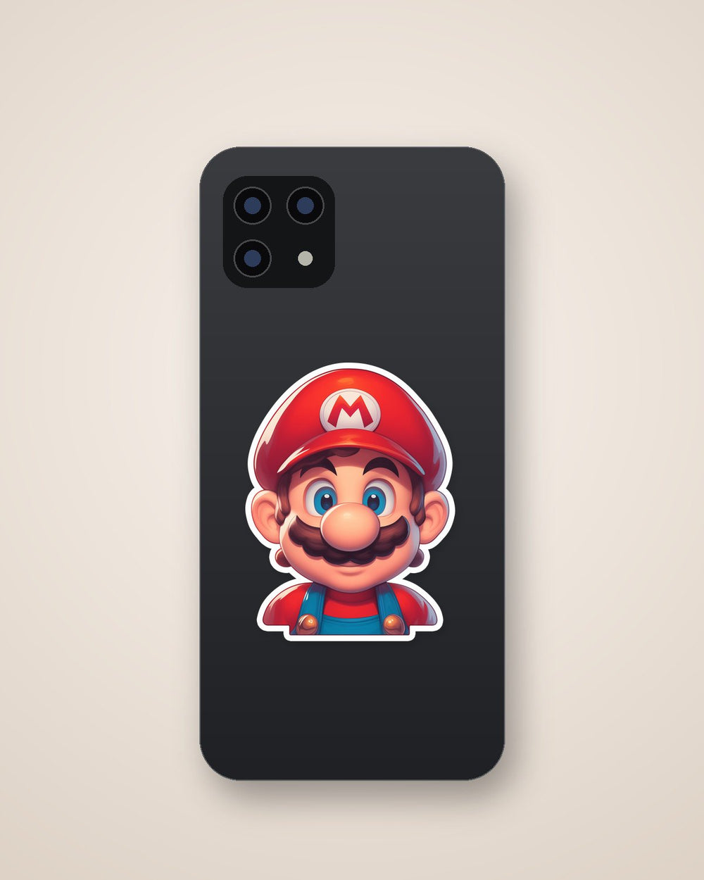 Super Mario Cool Face Sticker