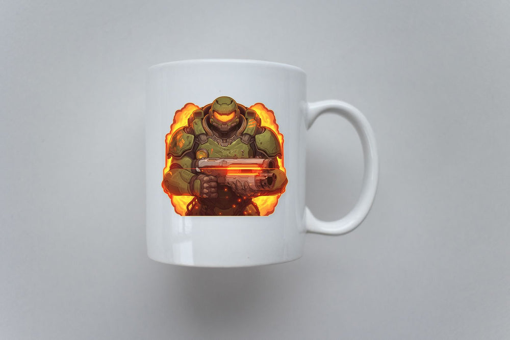 Doom Slayer Epic Gamer Sticker
