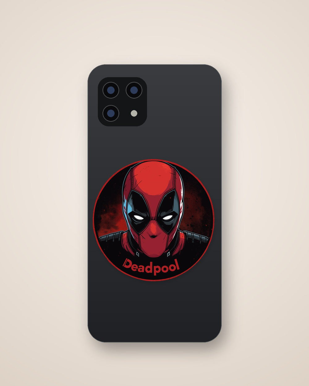 Deadpool Portrait Round Sticker