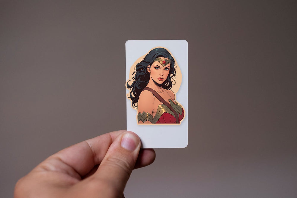 Wonder Woman Retro Comix Sticker