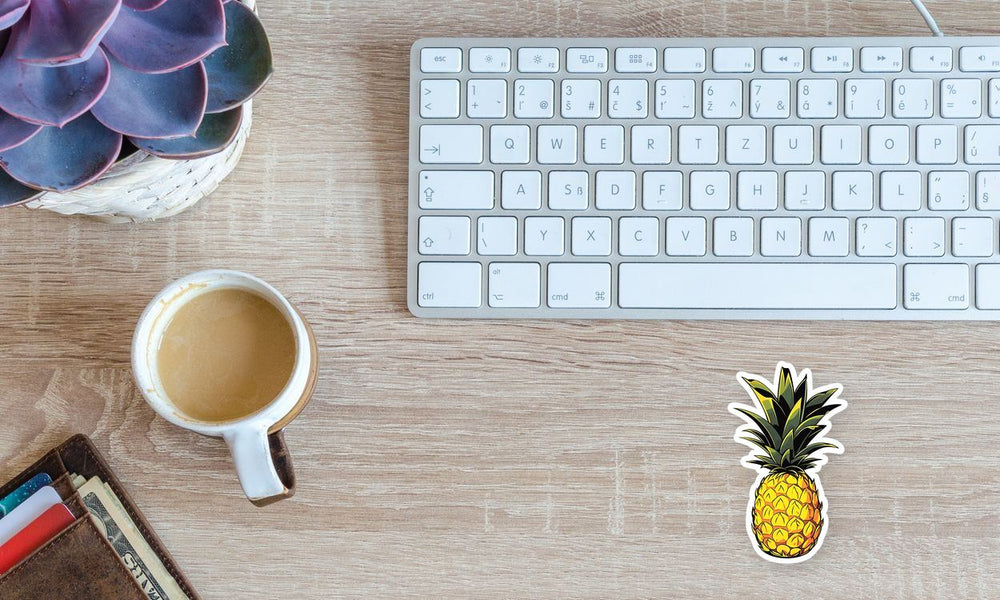Aesthetic Pineapple Fruit Sticker