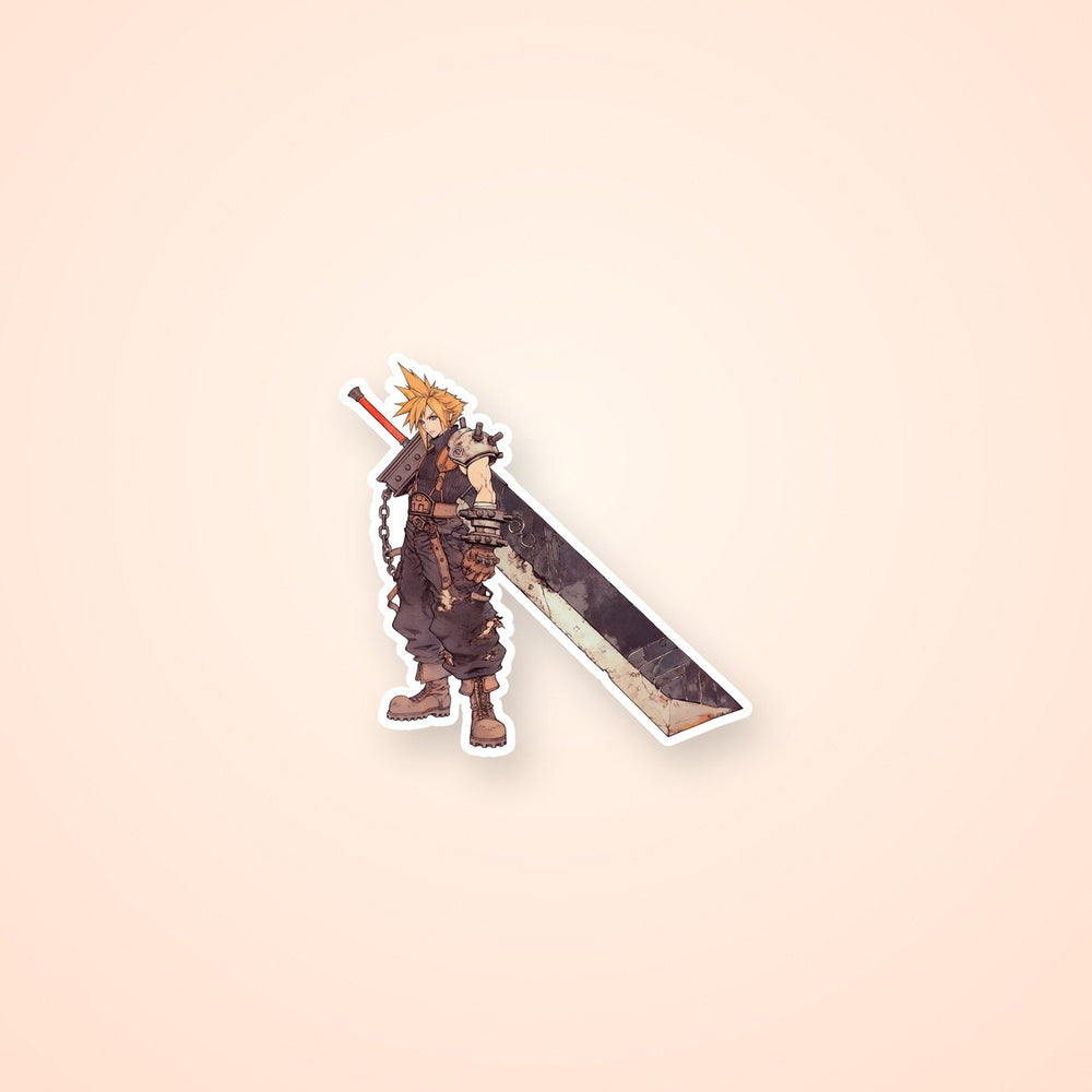 Cloud Strife Final Fantasy Sticker