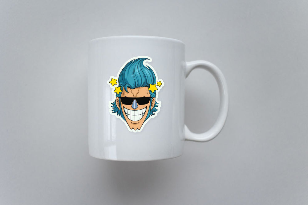 Franky Head One Piece Sticker