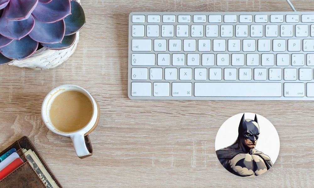 Aesthetic Batman Round Sticker
