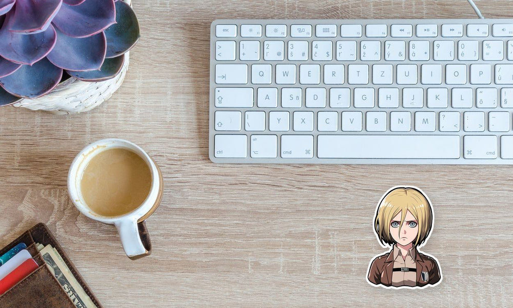 Attack on Titan Angry Historia Reiss Sticker