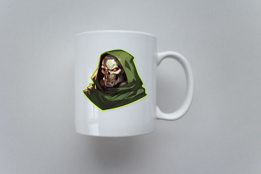 Marvel Dr Doom Robot Skull Sticker