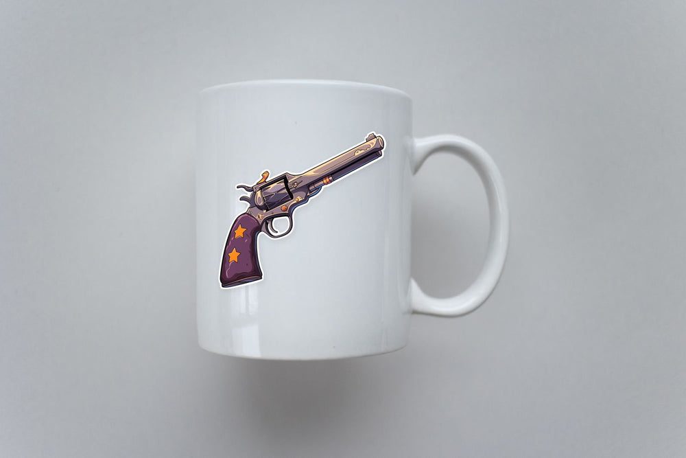 Aesthetic Revolver Art Sticker