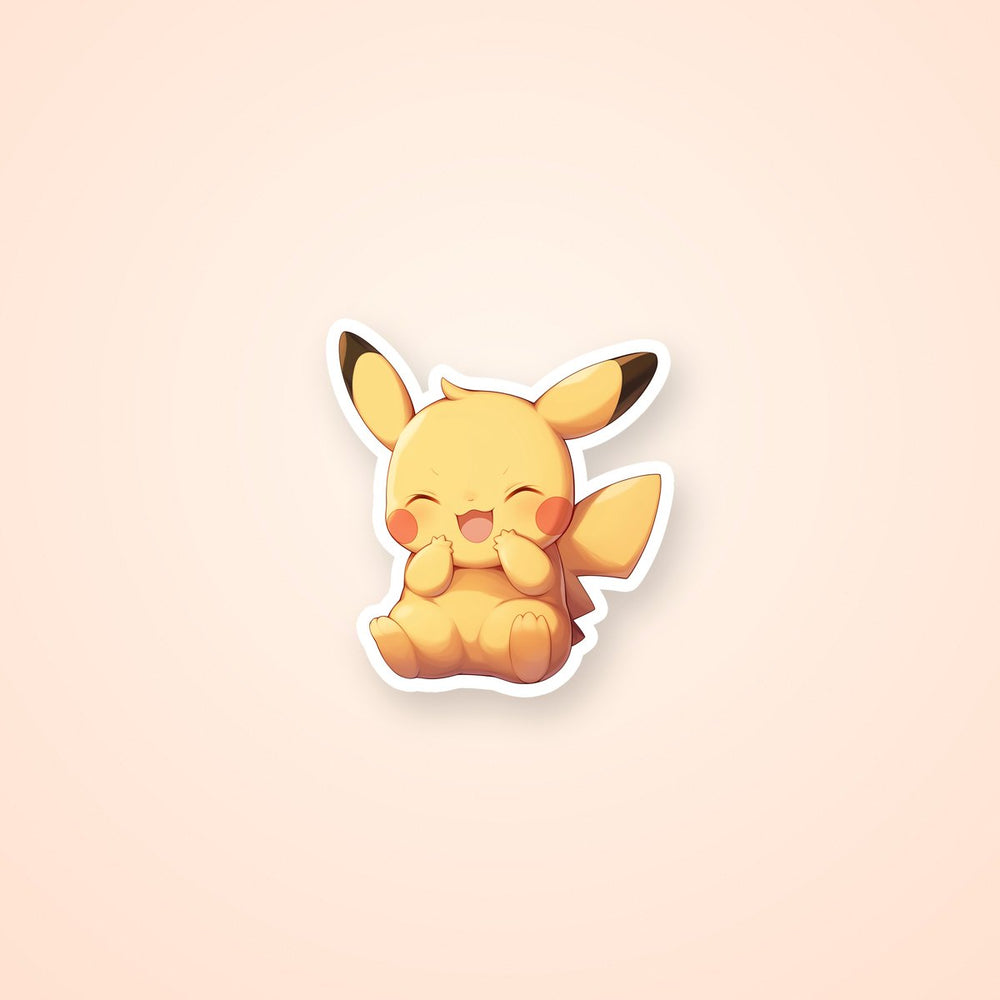 Pikachu Happy Cute Sticker