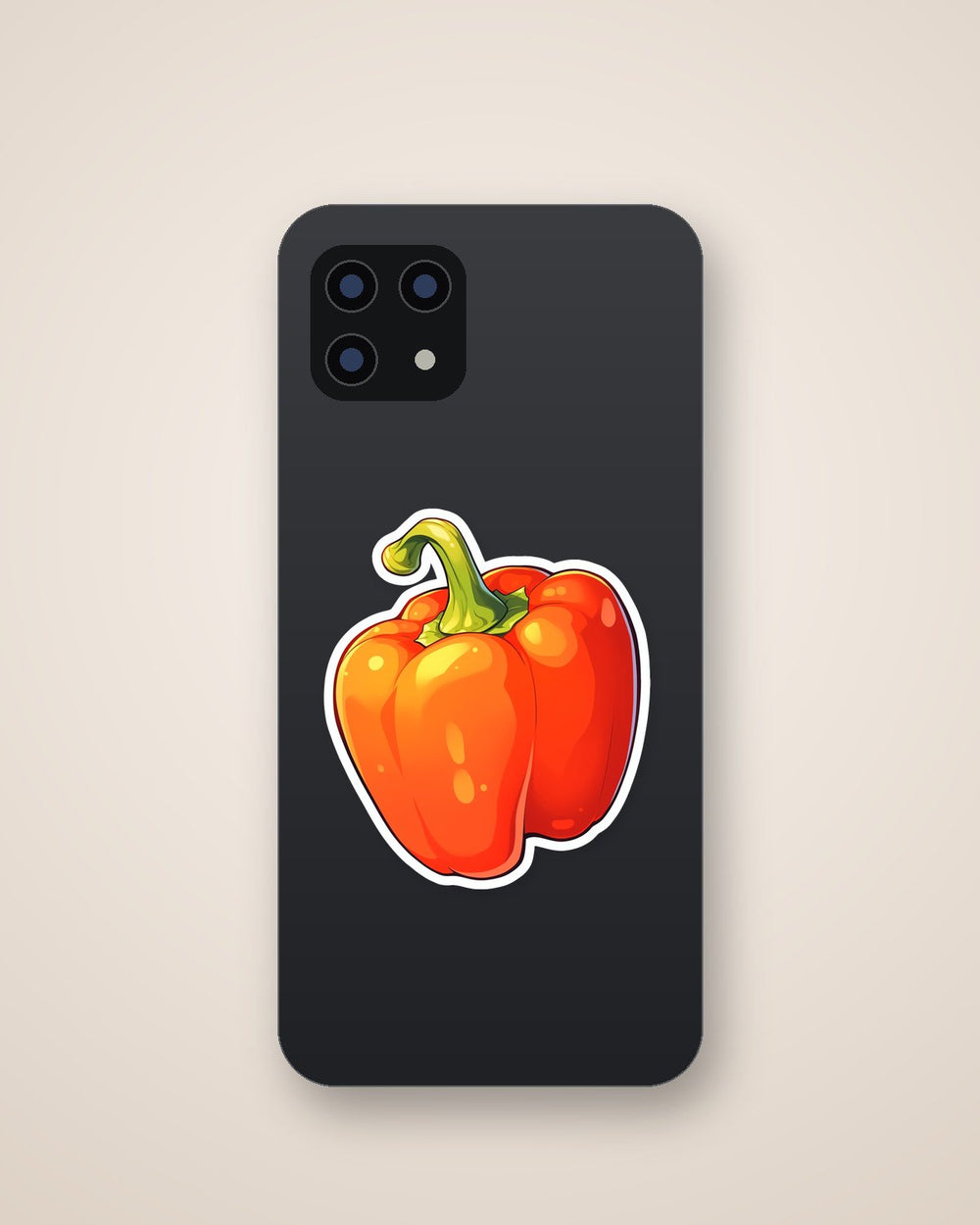 Red Bell Pepper Sticker