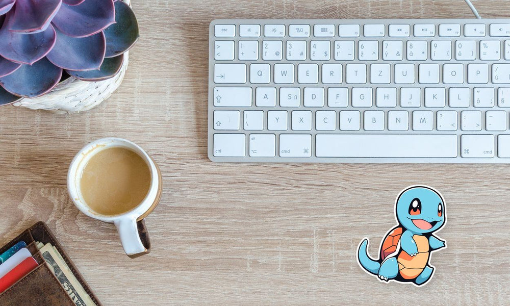 Pokemon Funny Squirtle Sticker