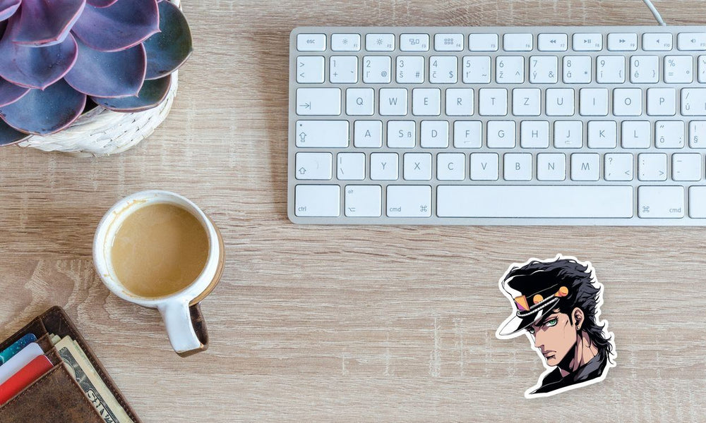 Jojo Jotaro Kujo Anime Sticker