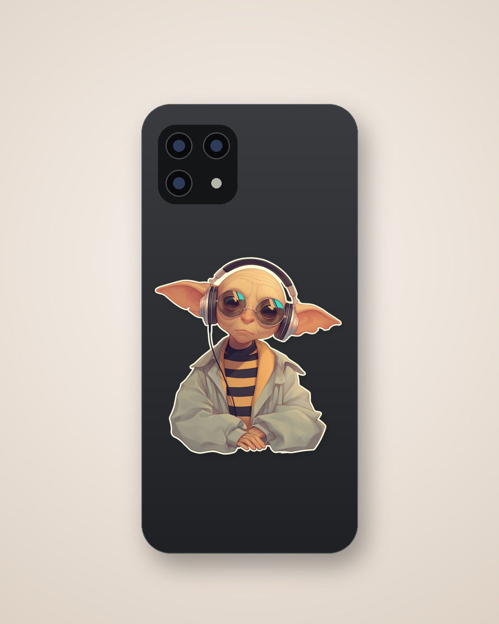 Dobby Streetwear Headphones Style Clipart Sticker