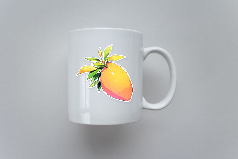 Orange Mango Aesthetic Sticker