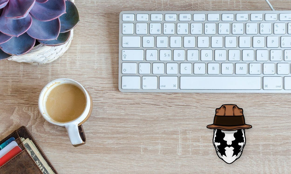 Watchmen Rorschach Mask Sticker