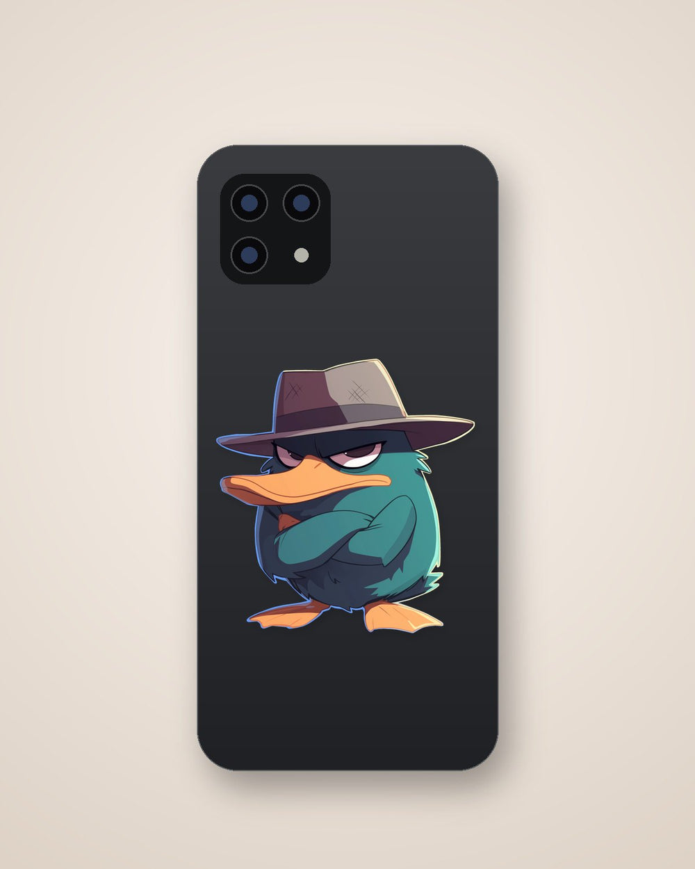 Perry the Platypus Detective Sticker