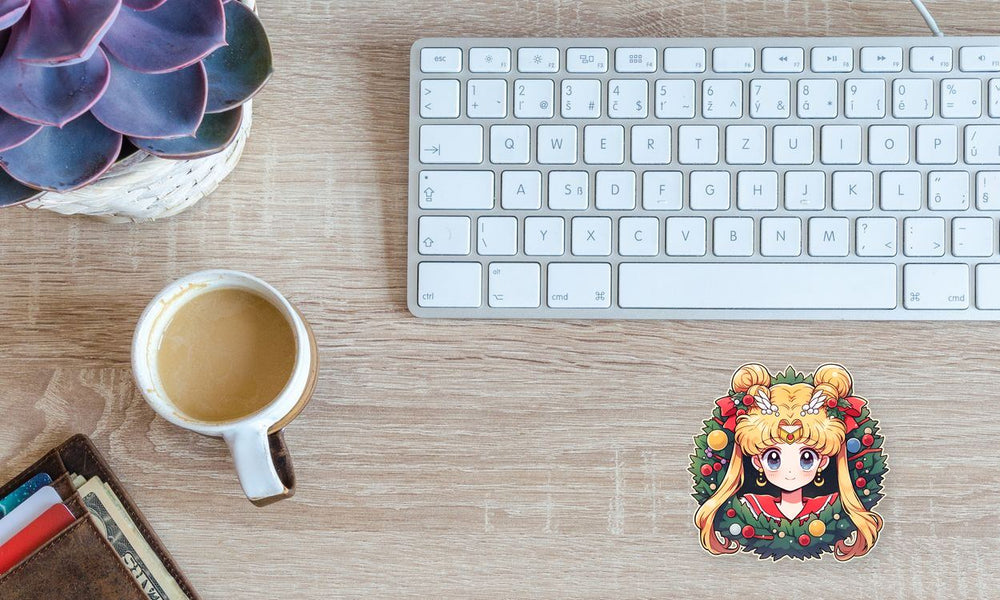 Cute Sailor Moon Christmas Sticker