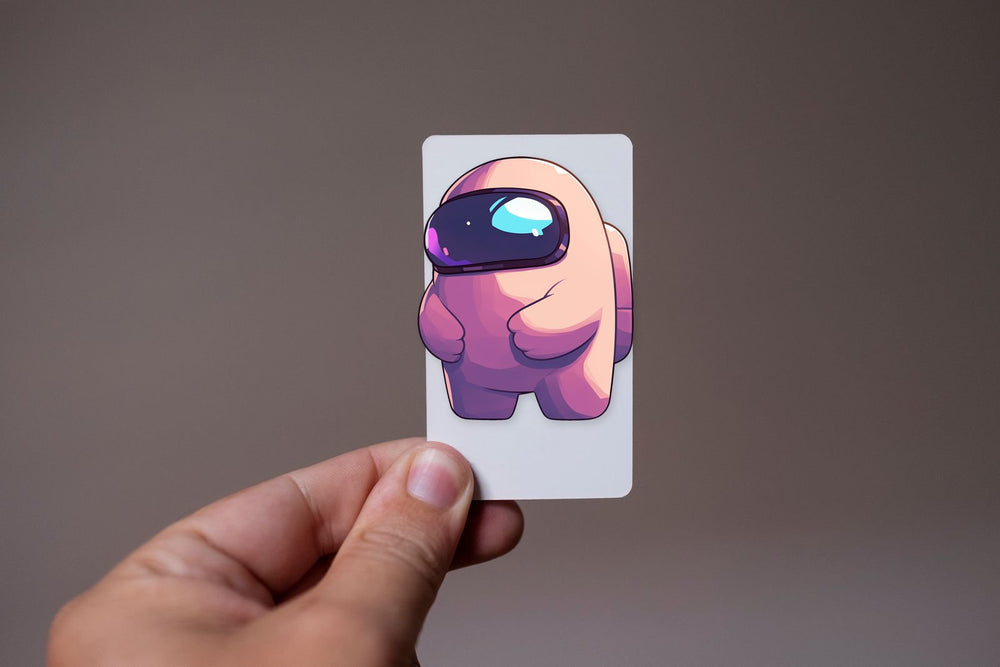 Among Us Pink Impostor Sticker