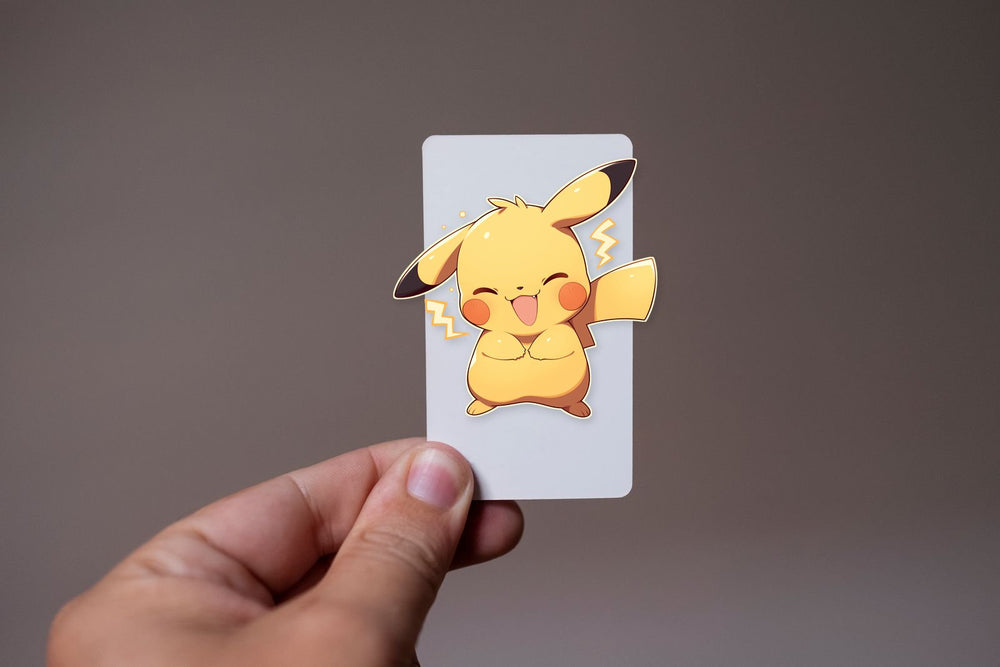 Pikachu Happy Lightning Sticker