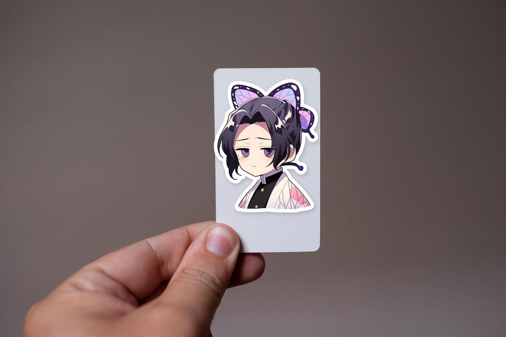 Demon Slayer Cute Sad Shinobu Kocho Sticker