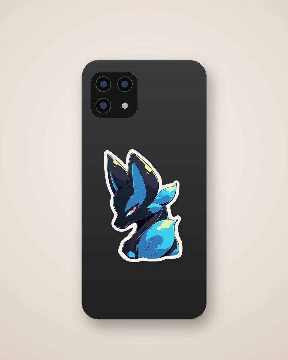 Sad PokéMon Lucario Sticker
