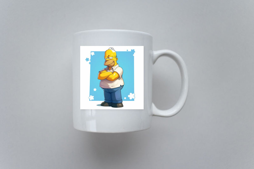 Homer Simpson Happy Character Sticker