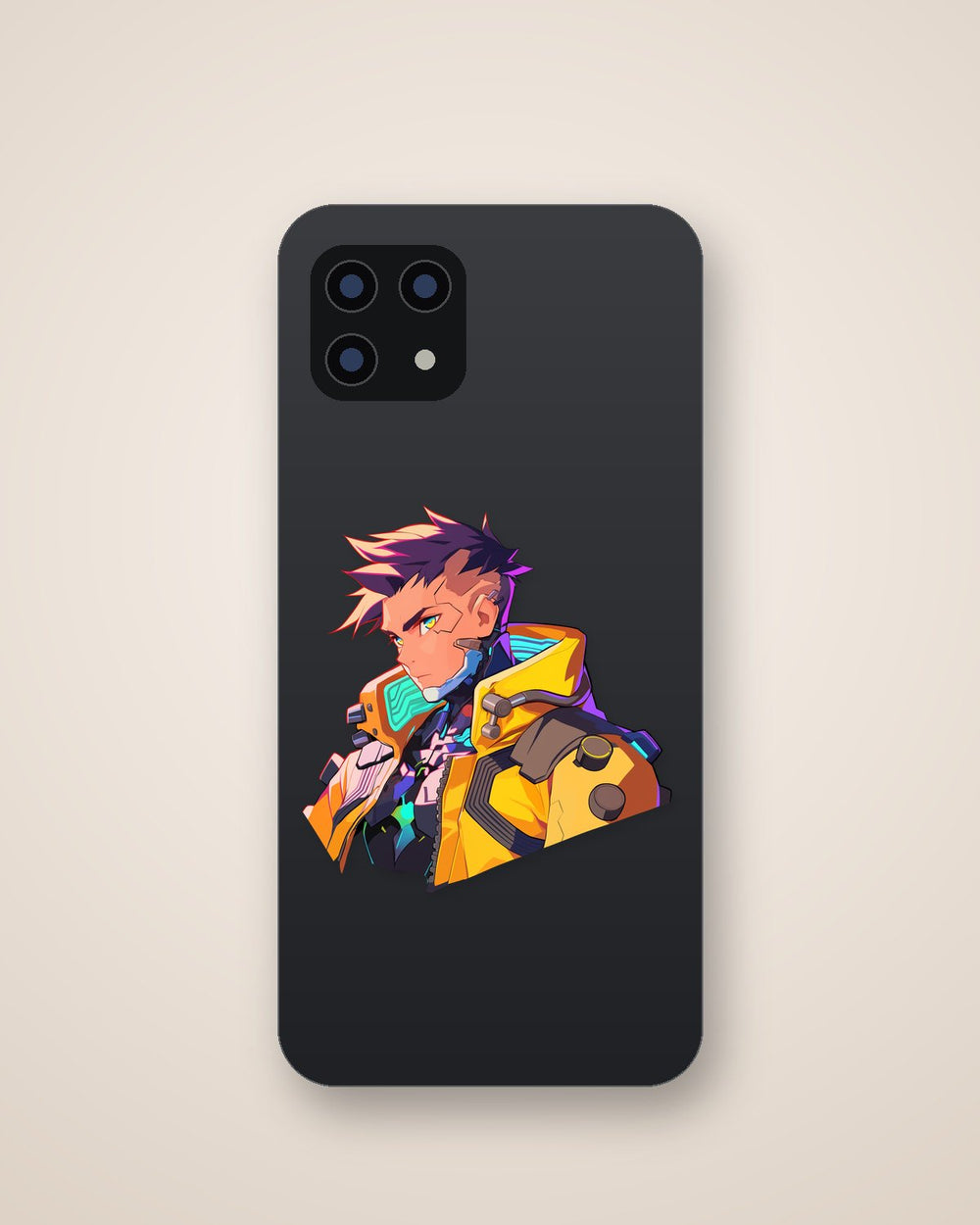 Cyberpunk Edgerunners Neon Warrior Sticker