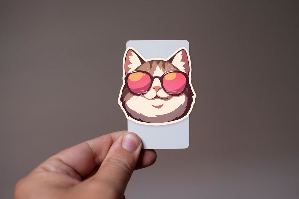 Cool Cat in Sunglasses Sticker
