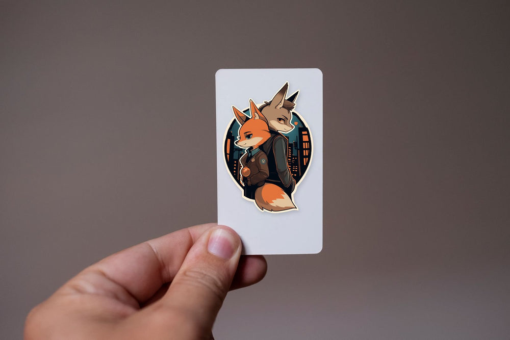 Fox & Wolf Detectives Sticker