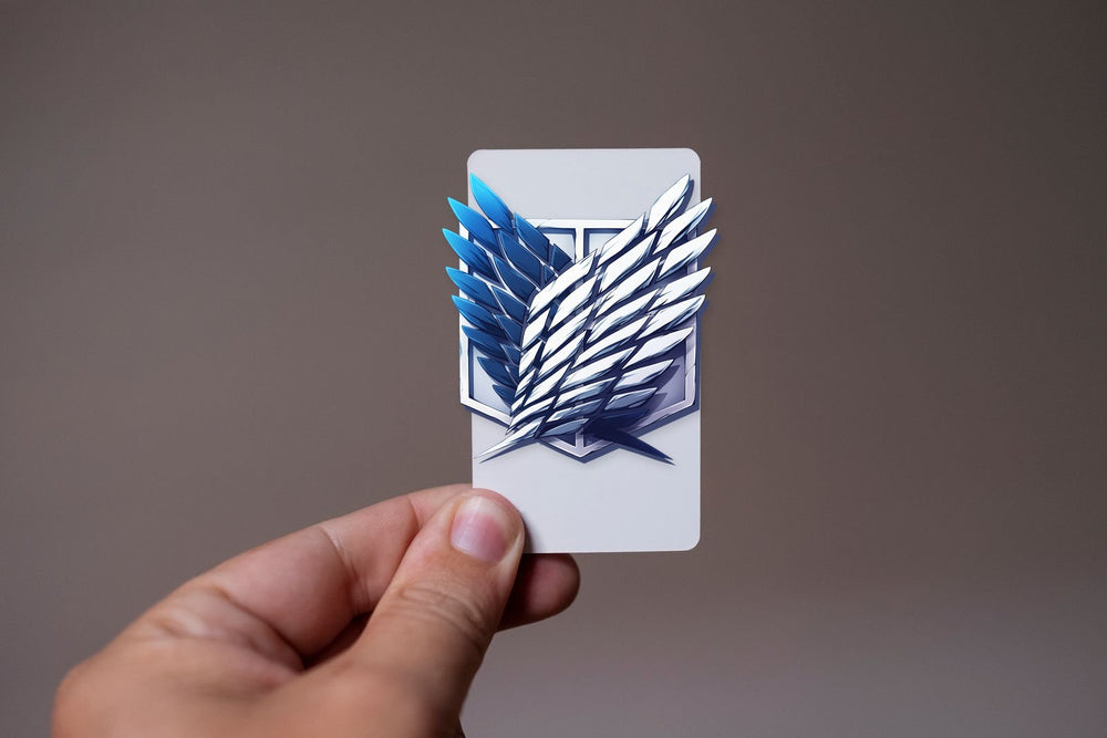 Aot Wings of Freedom Blue Sticker