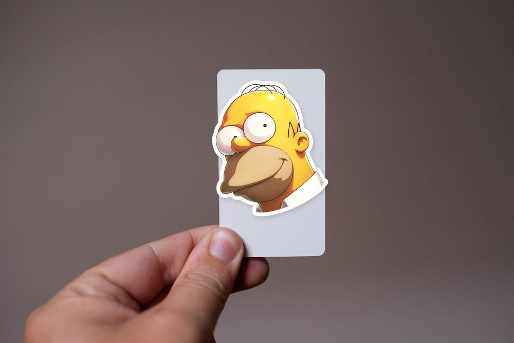 Homer Simpson Cute Head Sticker