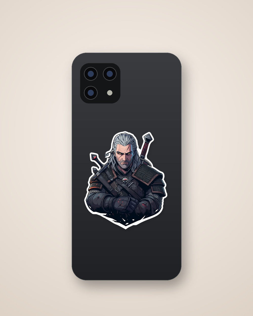 Witcher Geralt of Rivia Aesthetic Sticker
