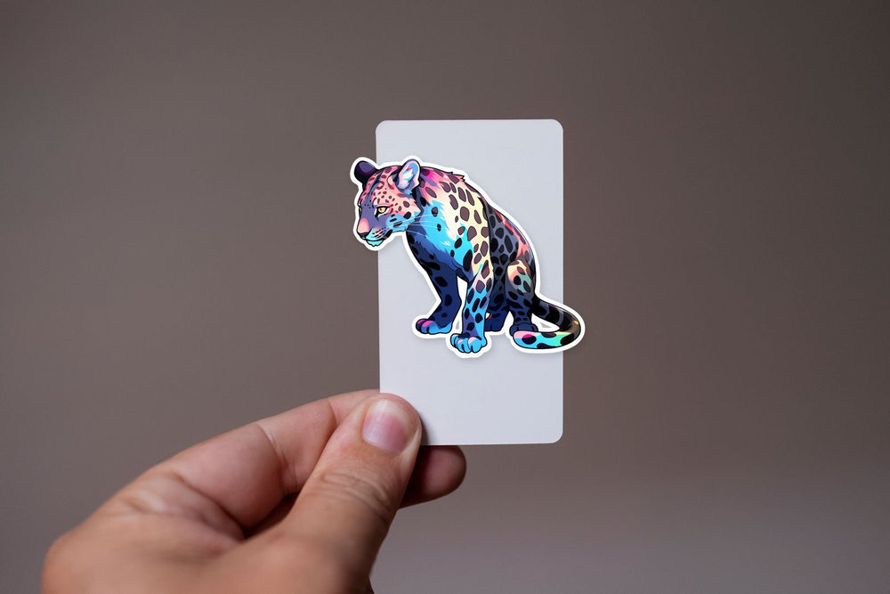 Pastel Jaguar Aesthetic Sticker