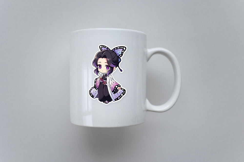 Kimetsu No Yaiba Cute Chibi Kochou Shinobu Sticker