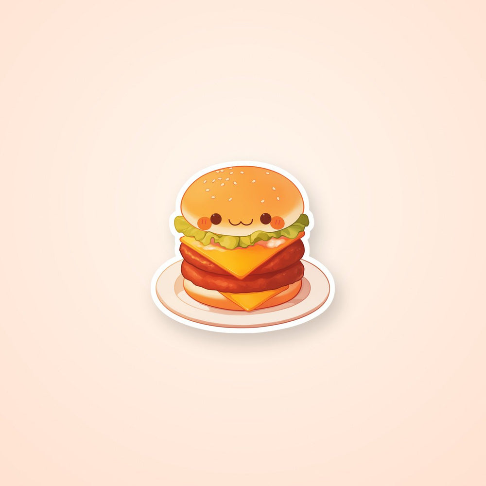 Kawaii Mcdonalds Burger Sticker