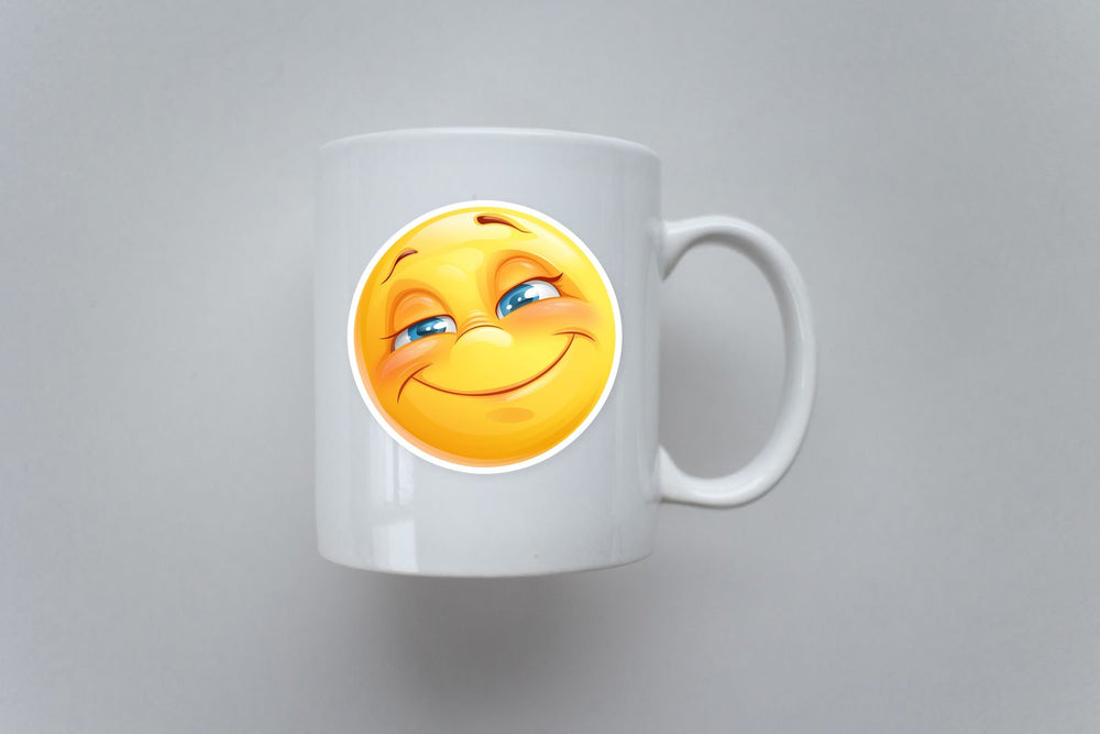 Smiley Face Wavy Emoticon Sticker