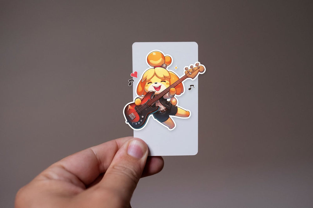 Isabelle Animal Crossing Rockstar Sticker